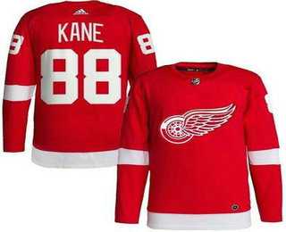 Mens Detroit Red Wings #88 Patrick Kane Red Jersey Dzhi->->NHL Jersey